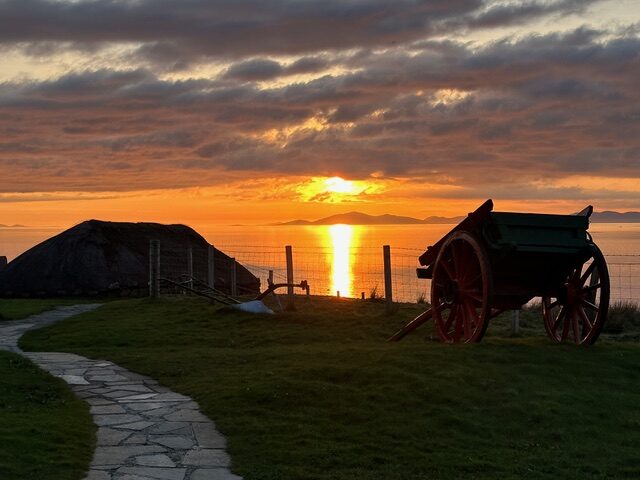 Traditional thatched cottage at Skye Museum of Island Life